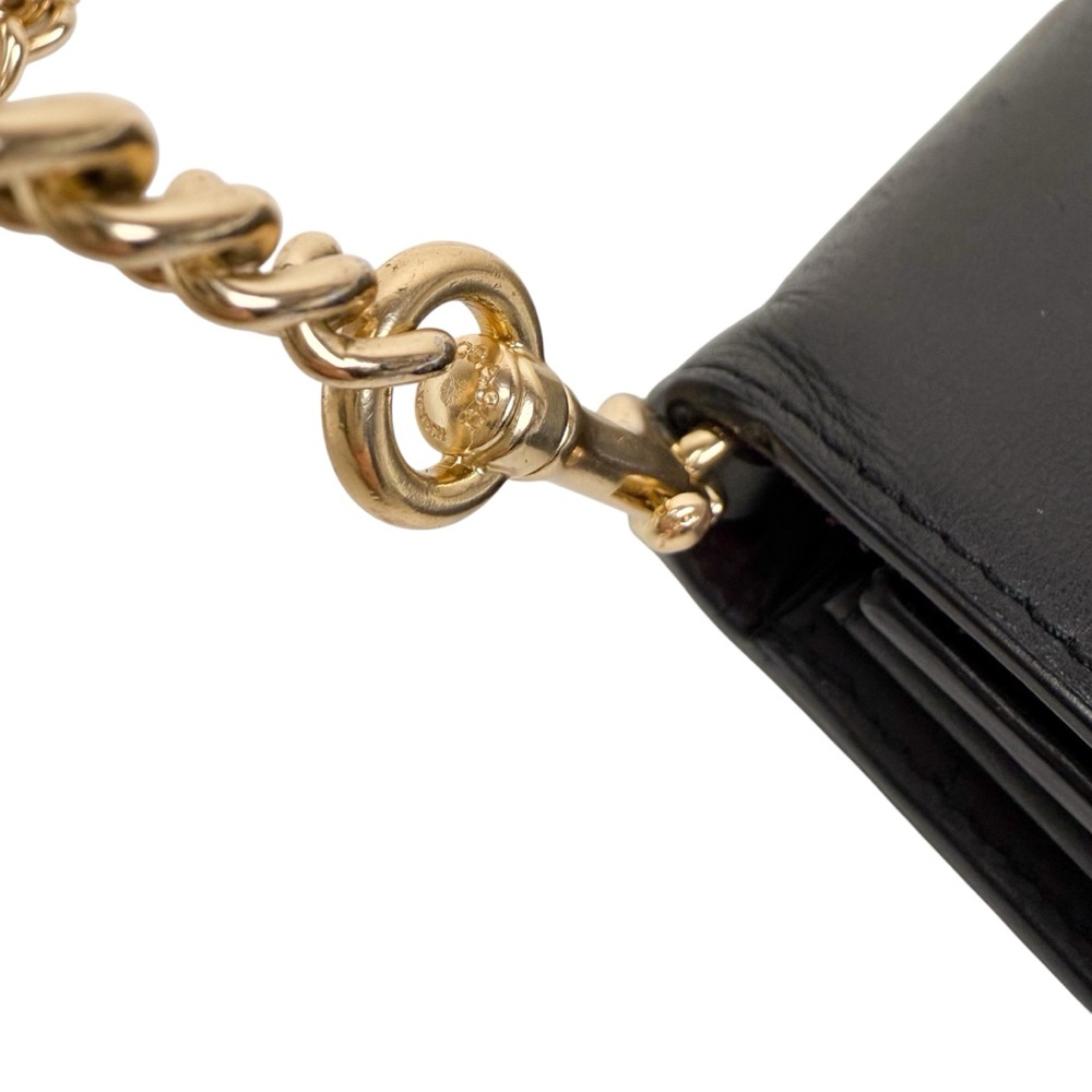 Coach Marlow Turnlock‎ Chain Crossbody Bag Black Smooth Leather - Picture 8 of 16